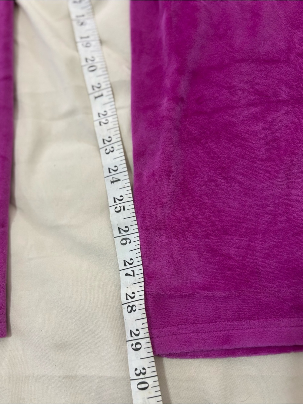 Juicy Couture Plush Drawstring Joggers in Fuchsia - Picture 5 of 7